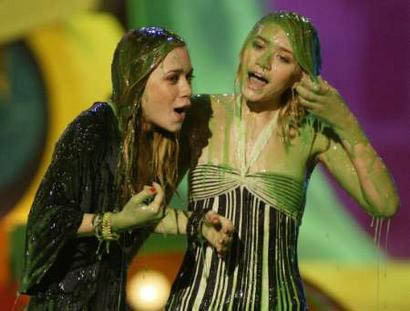 Olsen twins and slime (not ours)