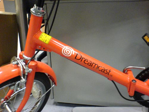 Dreamcast Orange Folding SEGA Bicycle!