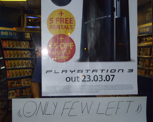 PS3 - Only few wanted