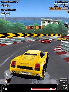 Project Gotham Racing on mobile phone