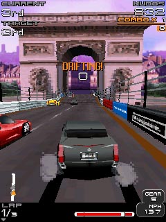 Project Gotham Racing on mobile phone