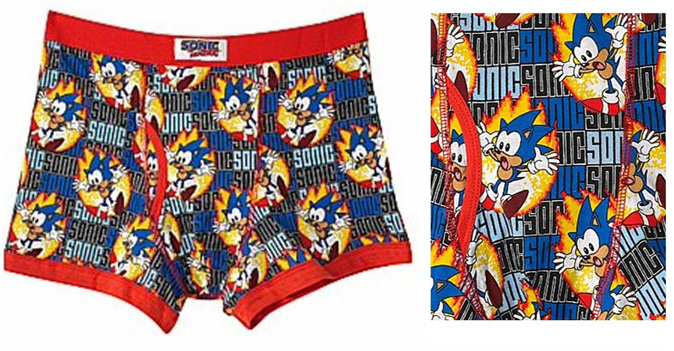 SONIC THE HEDGEHOG OFFICIAL BOXERS BRIEFS L 34-36 RARE” » UK