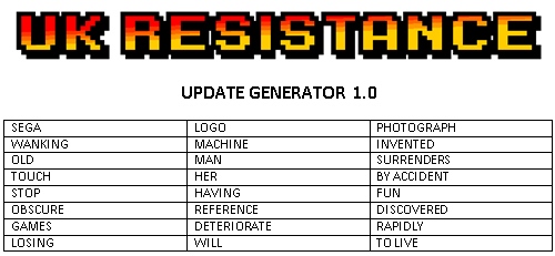 ukr update generator
